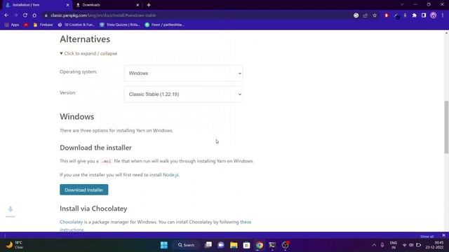 How To Install Yarn On Windows | NPM | YARN | WINDOWS 11
