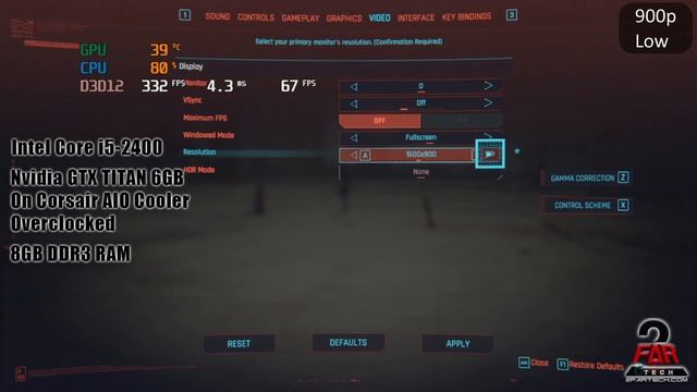 i5-2400 + GTX Titan 6GB gameplay on Cyberpunk 2077 смотреть онлайн