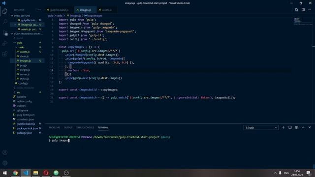 #5 Gulp сборка проекта | assets, images, svg-sprite смотреть онлайн