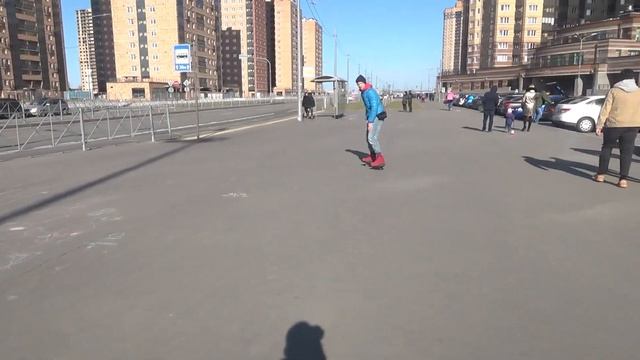 Учимся кататься на рипстике или вейвборде (роллерсерф, кастерборд). Катаемся на рипстиках. смотреть онлайн