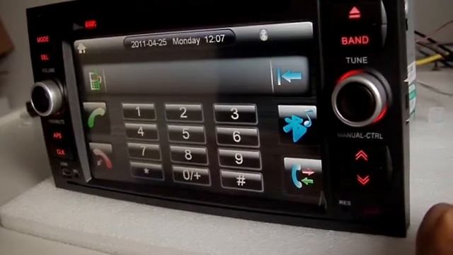 2 din car dvd gps navigation stereo for Ford S-MAax Galaxy Fusion with Radio Bluetooth смотреть онлайн