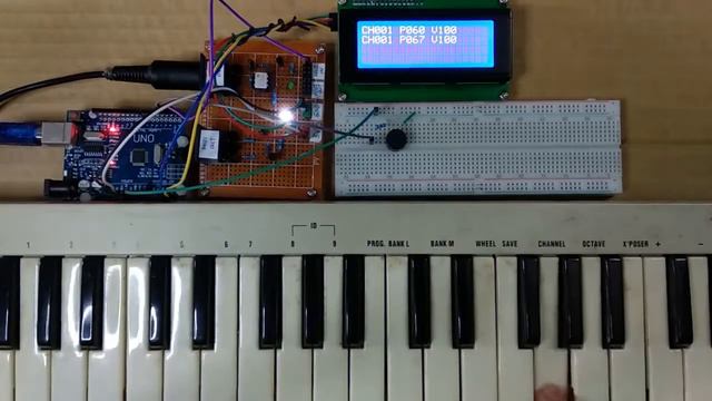 Arduino midi piano смотреть онлайн