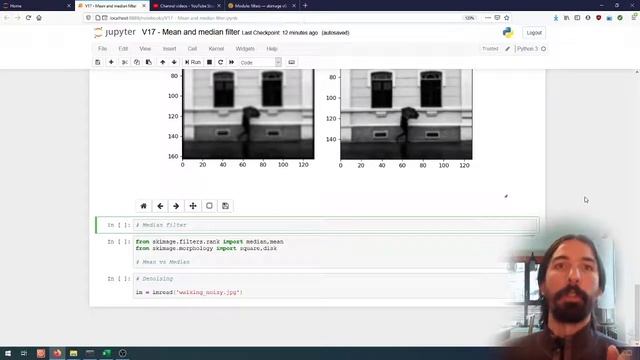 Image processing (17) | Image Filtering | Mean and Median filters смотреть онлайн