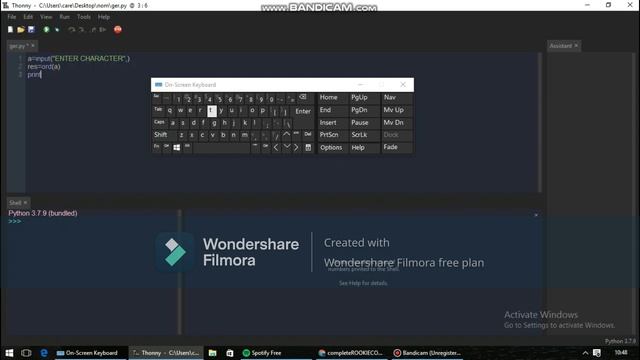 [PYTHON] BASIC PROGRAMME смотреть онлайн