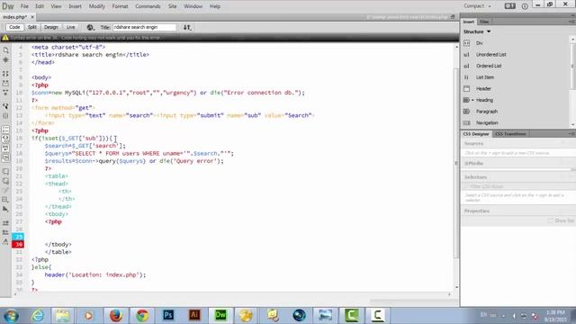 PHP MySQL Search Engine смотреть онлайн