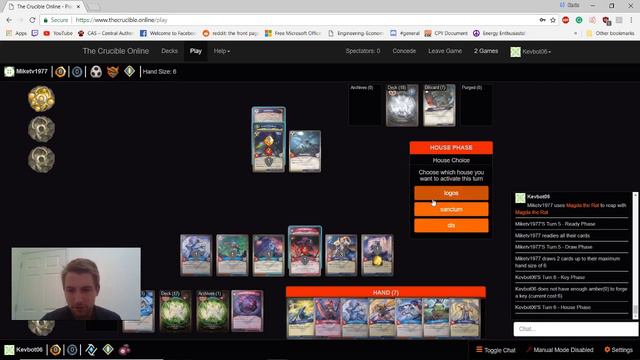 Keyforge Gameplay Episode 5 w/ Dis, Logos, and Sanctum | Hunting Witch is Good but I am BETTER смотреть онлайн