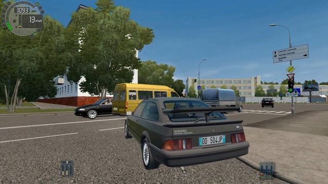Ford Sierra RS500 Cosworth - City Car Driving 1.5.9 (Logitech G27) смотреть онлайн