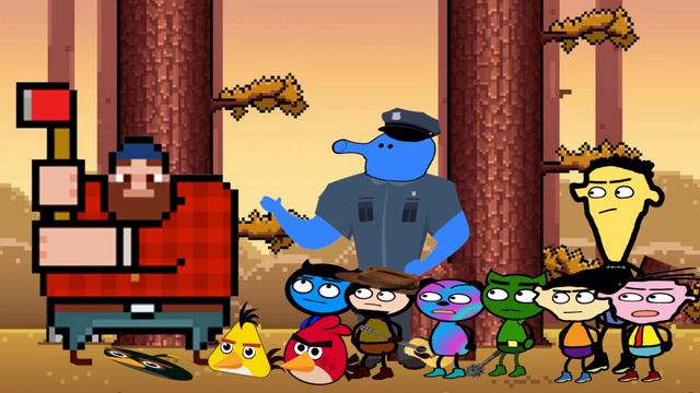 Ed Edd n Eddy Timberman is in BIG trouble! смотреть онлайн