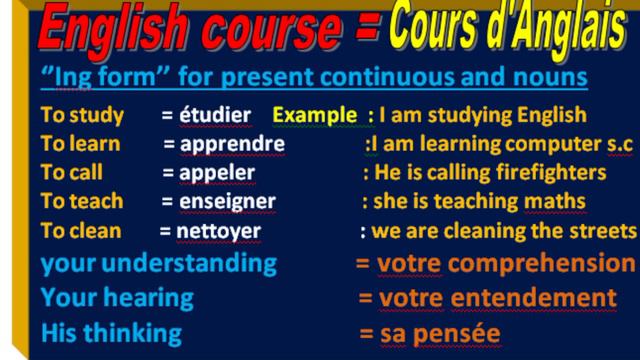 36ème leçon = thirty-six lesson/ ""ING form"" of the verb/ present continuous tense/ nouns form... смотреть онлайн