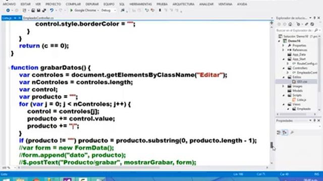 Curso MVC & JavaScript GS1 - Demo 16 смотреть онлайн