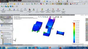 SolidWorks simulation расчет сборки