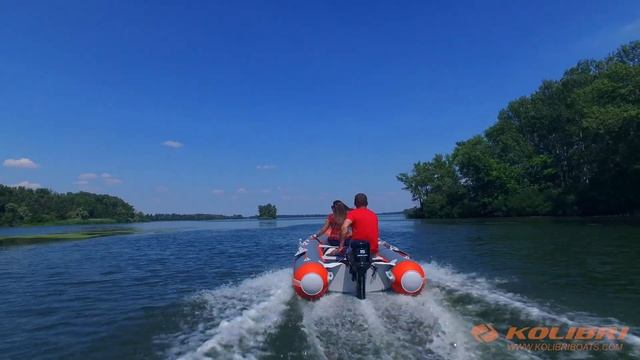 Kolibri KM-360DSL Mercury 15(2т) - Надувная лодка Колибри серии «Sea Line» смотреть онлайн