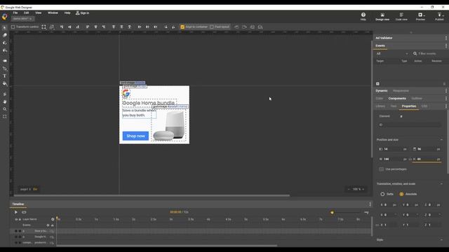 Getting started with Google Web Designer: how to create a simple banner ad смотреть онлайн