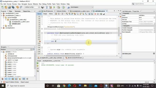 Calculation Example in java Swing смотреть онлайн