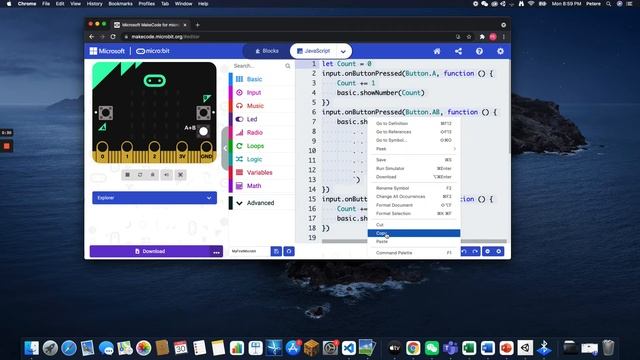 Microbit Copy Javascript смотреть онлайн