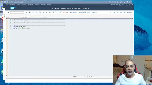 SAP ERP COMO CREAR UNA TRANSACCION | Fórmate en SAP avanzado смотреть онлайн