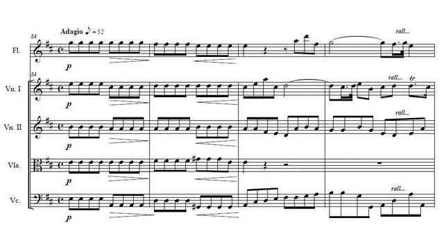 Albinoni - Concerto No.3 to 5 in D major Op.5, version for Flute and String Quartet смотреть онлайн