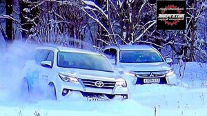 Тойота Фортунер (Toyota Fortuner) против Митсубиси Паджеро Спорт (MPS) тест драйв от Энергетика