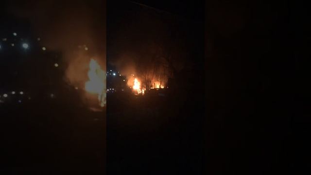 Пожар в Москве Перовское шоссе метро Котельники смотреть онлайн