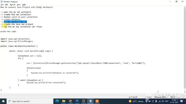 How to connect MySQL workbench to Eclipse смотреть онлайн
