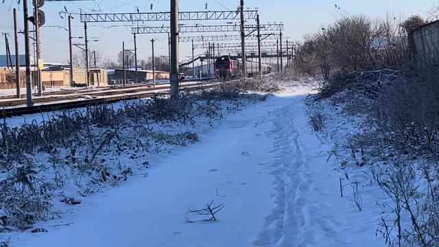 Электровоз ЭП1М-746 с пассажирским поездом №62ч Москва - Нальчик смотреть онлайн