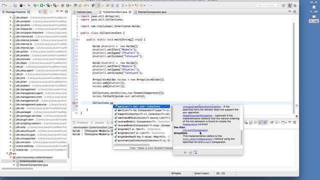 60 - Inzululwazi - Java in Xhosa - Comparator and Comparable Interface смотреть онлайн