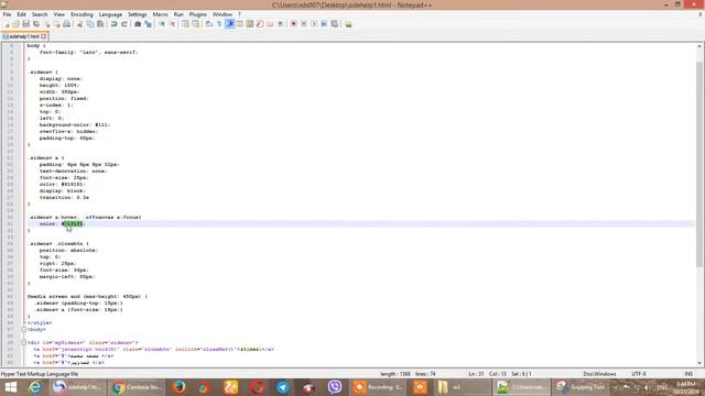 Php menu Sidebar - مینو یک طرفه 3PHP смотреть онлайн