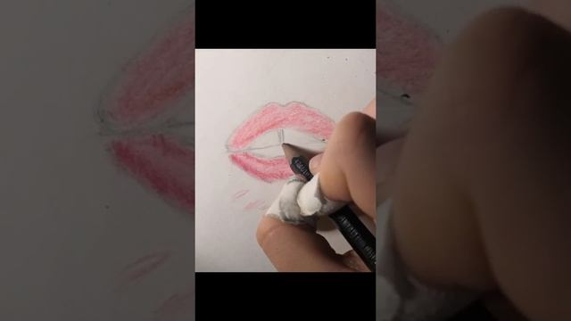 Как нарисовать губы|простой способ| смотреть онлайн