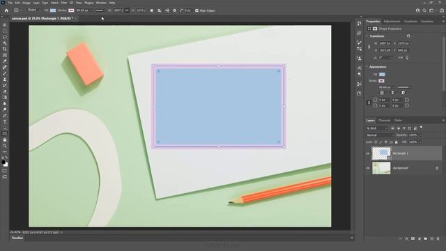 모양 도구(Shape Tool) 사용 방법, 사각형 도구(Rectangle Tool)로 설명[포토샵 TL #16-1] смотреть онлайн