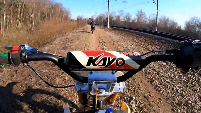 покатушки на пибайке kayo 160 , kayo 140cc смотреть онлайн