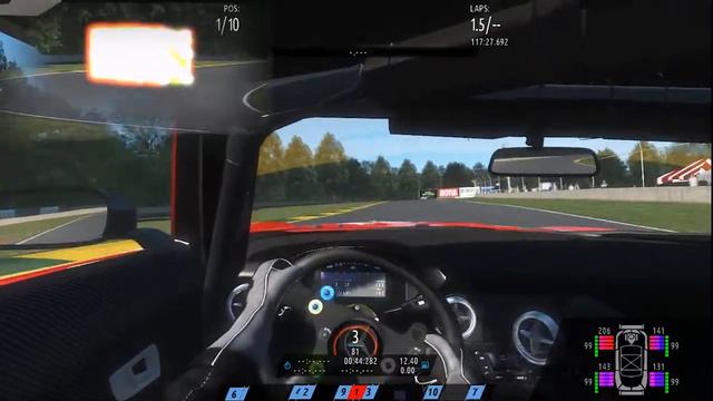 rFactor2 Mercedes SLS AMG GT3 at RoadAtlanta смотреть онлайн