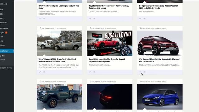 Wordpress News-Parser Plugin v1.0.0. Create parsing template. смотреть онлайн