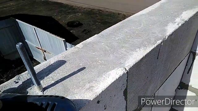 Гараж своими руками. Подготовка армопояса для мауэрлата. смотреть онлайн