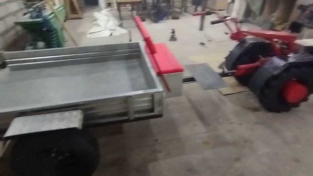 резина Озка 7*12 на мотоблок мтз.Замена колес на прицепе смотреть онлайн