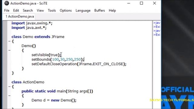 What is ActionListener, Use of ActionEvent ? | Java Swing Tutorial #016 смотреть онлайн