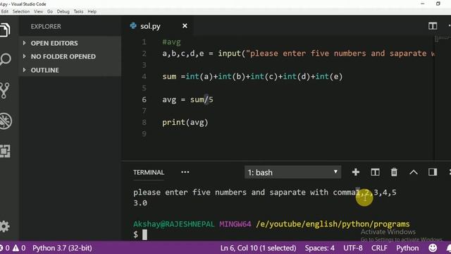 025 solve exercise 1 in python смотреть онлайн