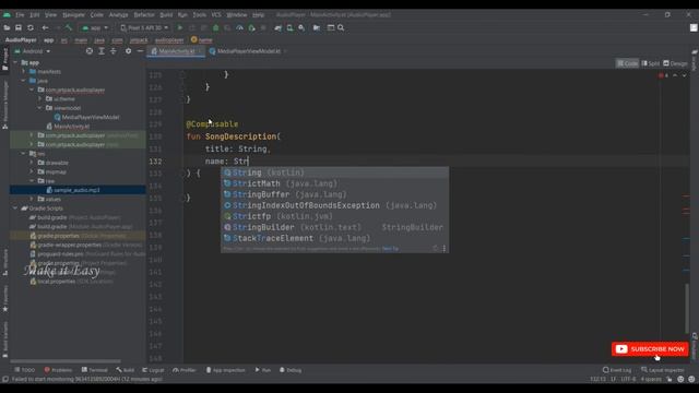 How to Implement Audio Player in Jetpack Compose | Android | Kotlin | Make it Easy смотреть онлайн