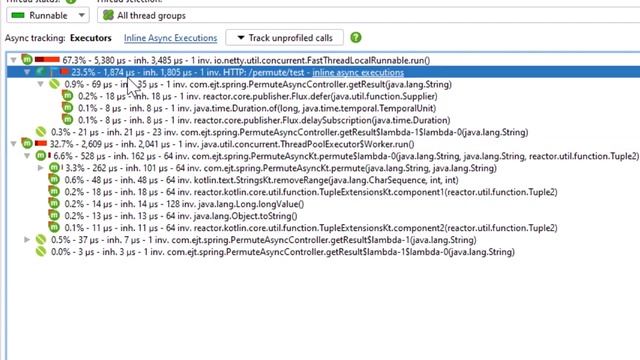 Inlining asynchronous executions in JProfiler's call tree смотреть онлайн