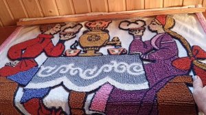 Ковровая вышивка. Как выбрать пряжу для ковра.