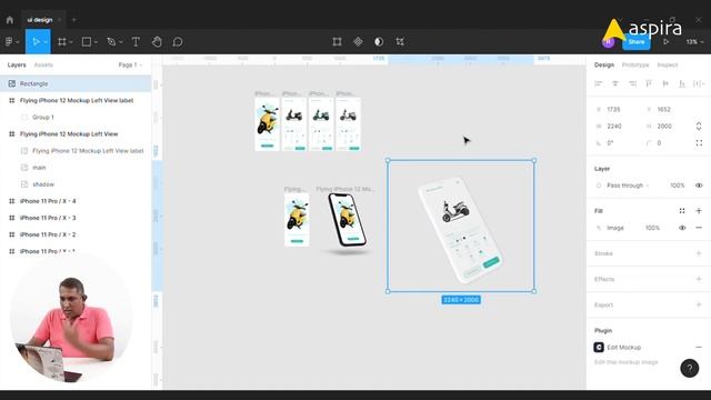 How to turn your UI design into 3D mockups using Figma Plugin & present in Dribbble - Rambal, Aspir смотреть онлайн