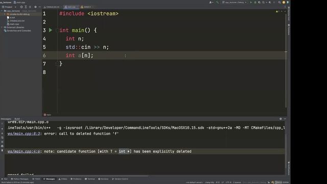 [c++ 22] Лекция C++ 4. Виды памяти. Массивы. смотреть онлайн