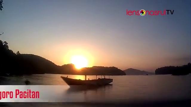 Special video, sunset in Pacitan, East Java Indonesia смотреть онлайн