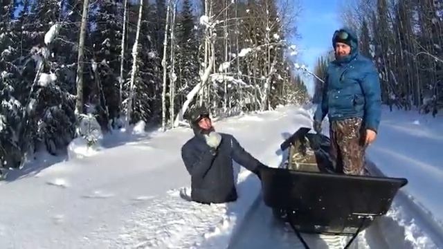 Как polaris lx500 по глубокому снегу смотреть онлайн
