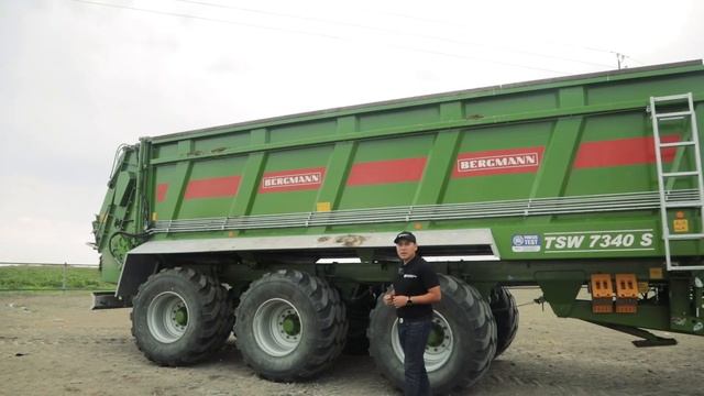Обзор на разбрасыватель удобрений Bergmann TSW 7340 S смотреть онлайн