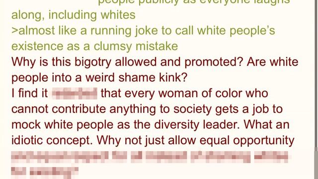 You Can't Be Racist To White People - 4chan Greentext Stories