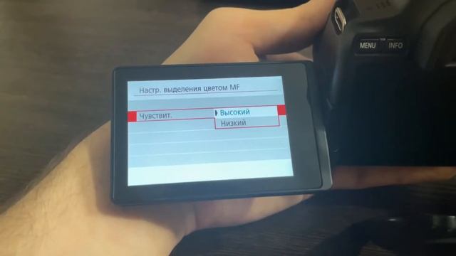 Как включить фокус пикинг (focus peaking) на камере Canon 250D смотреть онлайн