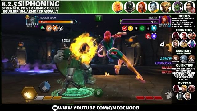 MCOC Act 8.2.5 - Siphoning Strength, Power Armor, Occult Equilibirum, Armored Assault - Sersi смотреть онлайн