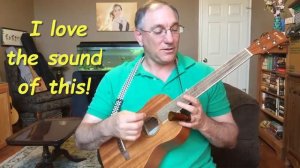 Slide Tenor Guitar -  Open C Tuning (Drop G Ukulele Tuning)