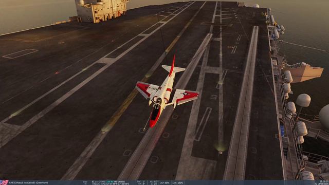 Digital Combat Simulator A-4 carrier landing practice 1 смотреть онлайн