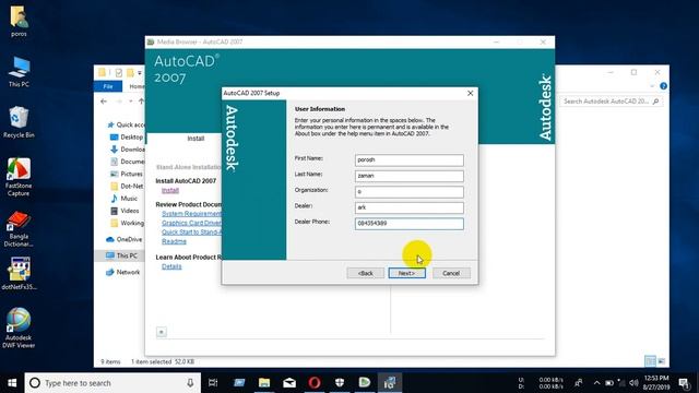 Autocad 2007 Installation Tutorial смотреть онлайн